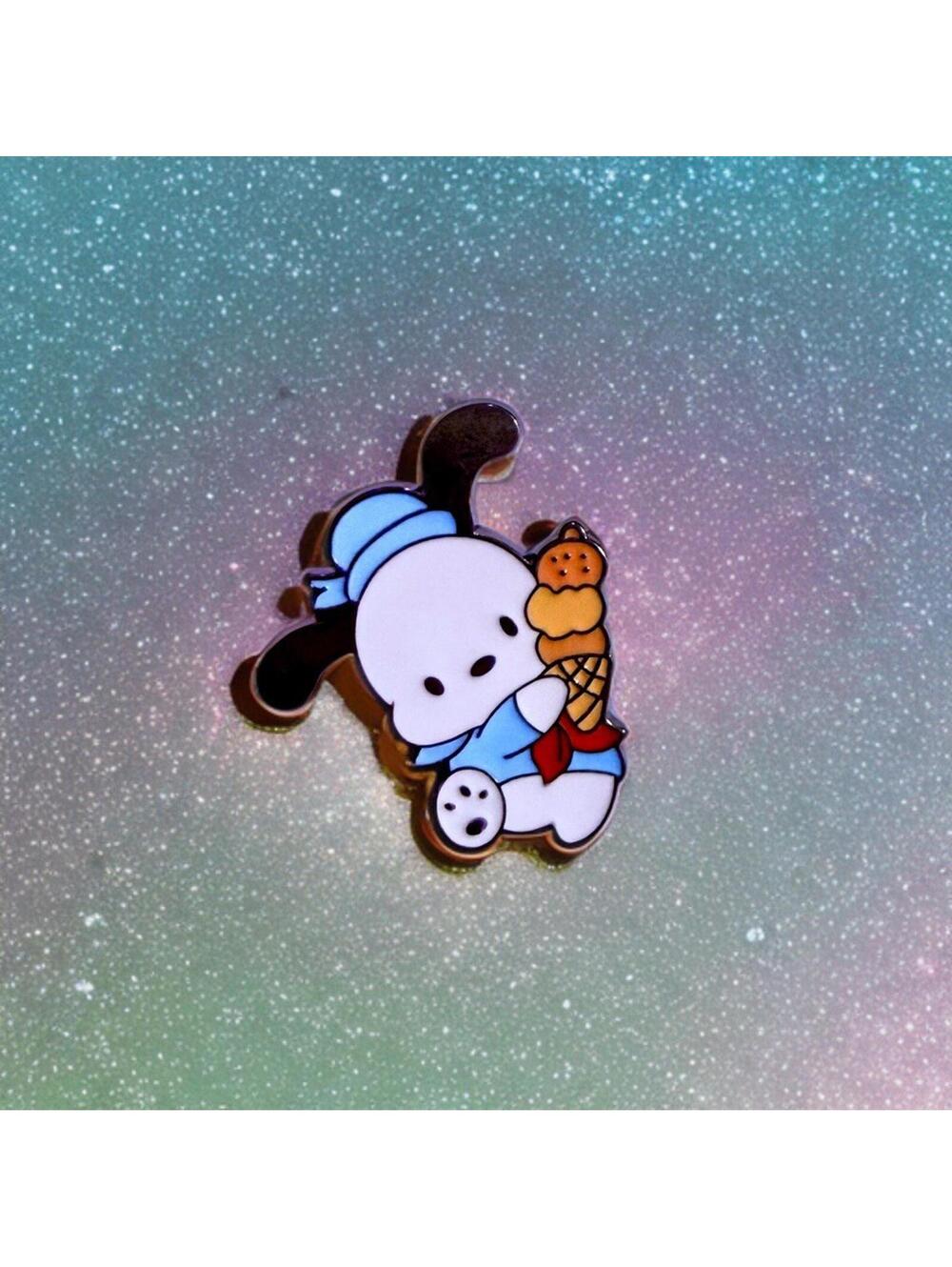 Sanrio Pin - Pochacco With Ice Cream Cone, Summer Series, Kawaii Pins NWT